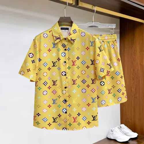 Wholesale Louis Vuitton LV Tracksuits Short Sleeved For Men #1439261 $76.00 USD, Wholesale Quality Replica Louis Vuitton LV Tracksuits