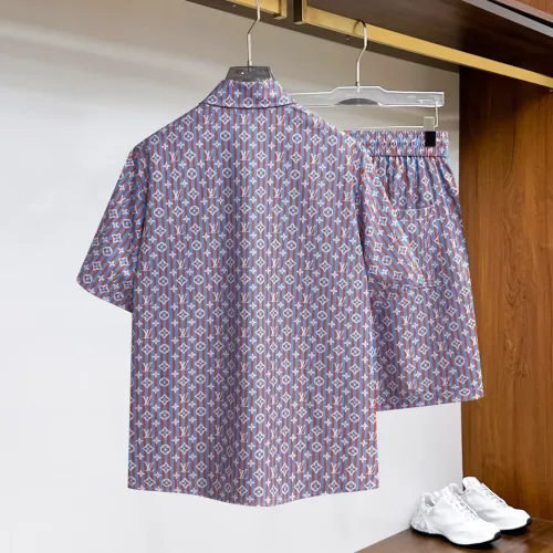 Replica Louis Vuitton LV Tracksuits Short Sleeved For Men #1439262 $76.00 USD for Wholesale
