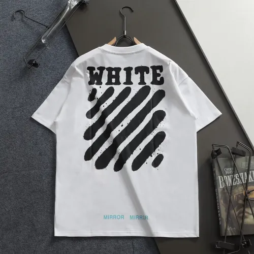 Replica Off-White T-Shirts Short Sleeved For Unisex #1439283 $40.00 USD for Wholesale