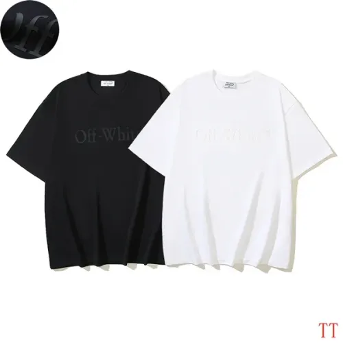 Replica Off-White T-Shirts Short Sleeved For Unisex #1439295 $29.00 USD for Wholesale