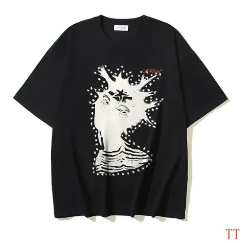 Wholesale Off-White T-Shirts Short Sleeved For Unisex #1439300 $32.00 USD, Wholesale Quality Replica Off-White T-Shirts