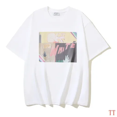 Wholesale Off-White T-Shirts Short Sleeved For Unisex #1439301 $29.00 USD, Wholesale Quality Replica Off-White T-Shirts