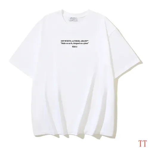 Wholesale Off-White T-Shirts Short Sleeved For Unisex #1439304 $29.00 USD, Wholesale Quality Replica Off-White T-Shirts