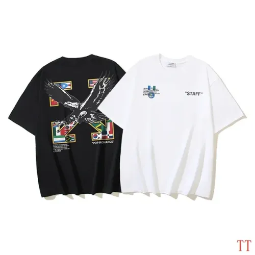 Replica Off-White T-Shirts Short Sleeved For Unisex #1439311 $29.00 USD for Wholesale