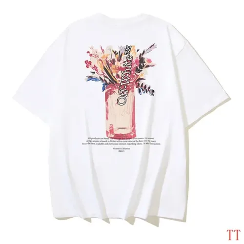 Wholesale Off-White T-Shirts Short Sleeved For Unisex #1439313 $29.00 USD, Wholesale Quality Replica Off-White T-Shirts