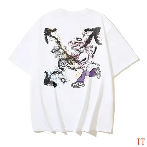 Wholesale Off-White T-Shirts Short Sleeved For Unisex #1439315 $29.00 USD, Wholesale Quality Replica Off-White T-Shirts