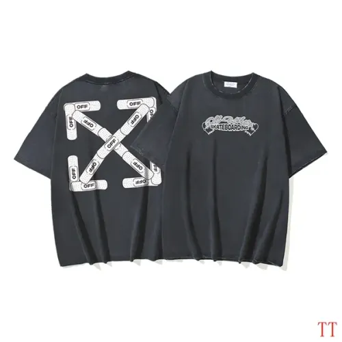 Wholesale Off-White T-Shirts Short Sleeved For Unisex #1439322 $38.00 USD, Wholesale Quality Replica Off-White T-Shirts
