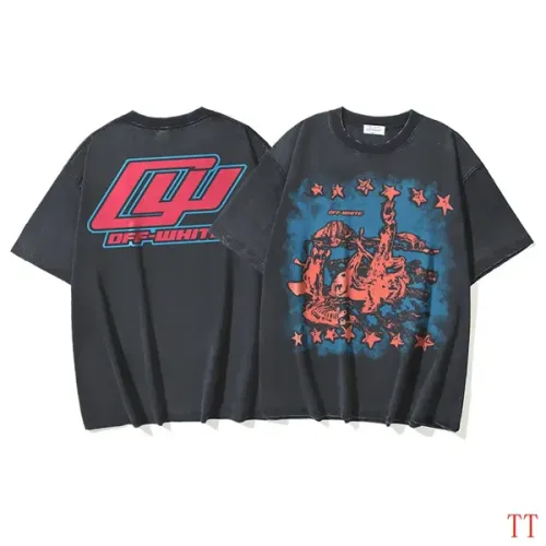 Wholesale Off-White T-Shirts Short Sleeved For Unisex #1439326 $38.00 USD, Wholesale Quality Replica Off-White T-Shirts