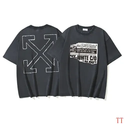 Wholesale Off-White T-Shirts Short Sleeved For Unisex #1439327 $38.00 USD, Wholesale Quality Replica Off-White T-Shirts