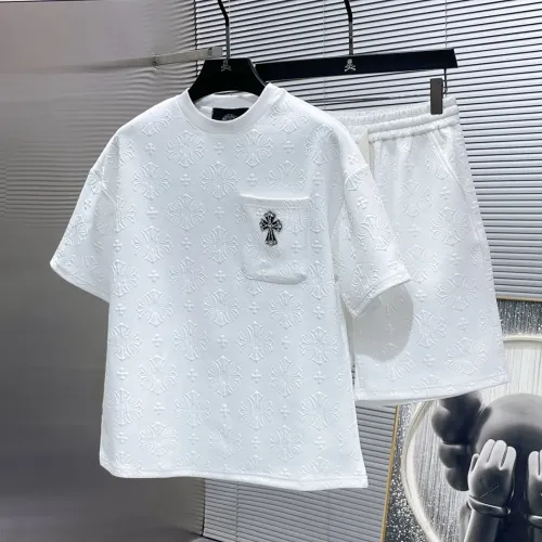 Wholesale Chrome Hearts Tracksuits Short Sleeved For Men #1439330 $68.00 USD, Wholesale Quality Replica Chrome Hearts Tracksuits