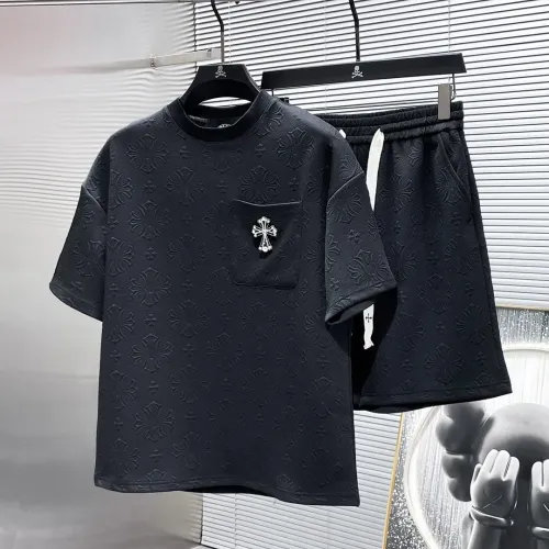 Wholesale Chrome Hearts Tracksuits Short Sleeved For Men #1439331 $68.00 USD, Wholesale Quality Replica Chrome Hearts Tracksuits