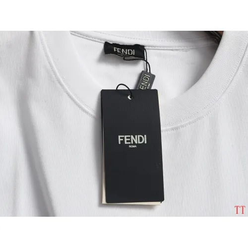 Replica Fendi T-Shirts Short Sleeved For Unisex #1439334 $40.00 USD for Wholesale