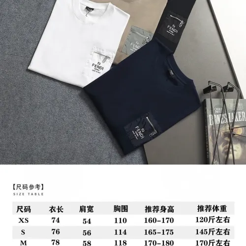Replica Fendi T-Shirts Short Sleeved For Unisex #1439335 $40.00 USD for Wholesale