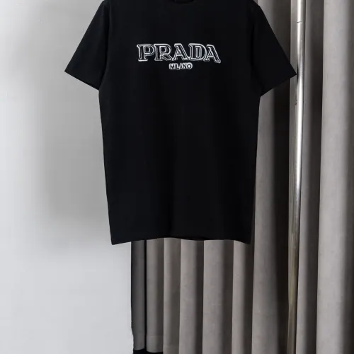 Wholesale Prada T-Shirts Short Sleeved For Men #1439371 $36.00 USD, Wholesale Quality Replica Prada T-Shirts