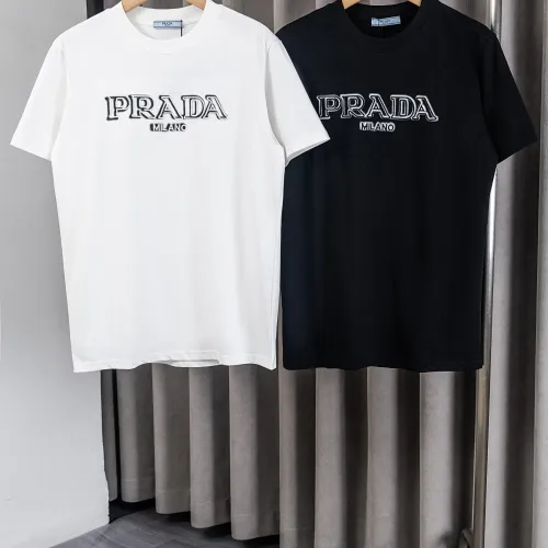Replica Prada T-Shirts Short Sleeved For Men #1439371 $36.00 USD for Wholesale