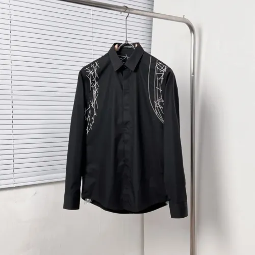 Wholesale Alexander McQueen Shirts Long Sleeved For Men #1439430 $72.00 USD, Wholesale Quality Replica Alexander McQueen Shirts