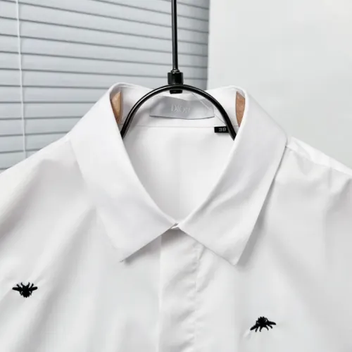 Replica Christian Dior Shirts Long Sleeved For Men #1439455 $72.00 USD for Wholesale