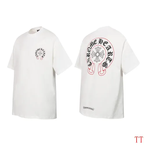 Wholesale Chrome Hearts T-Shirts Short Sleeved For Unisex #1439456 $38.00 USD, Wholesale Quality Replica Chrome Hearts T-Shirts