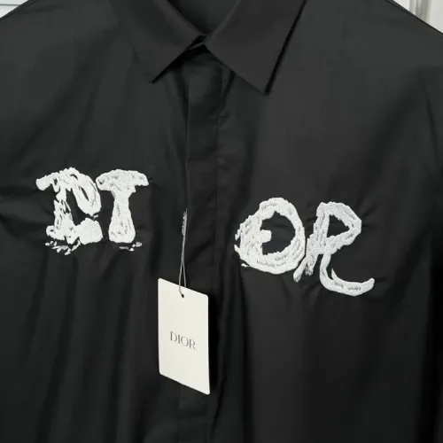 Replica Christian Dior Shirts Long Sleeved For Men #1439463 $72.00 USD for Wholesale