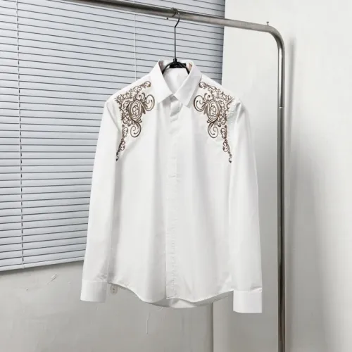 Wholesale Versace Shirts Long Sleeved For Men #1439465 $72.00 USD, Wholesale Quality Replica Versace Shirts