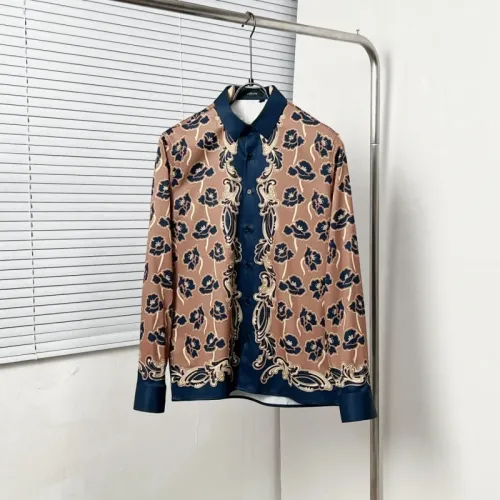 Wholesale Versace Shirts Long Sleeved For Men #1439468 $64.00 USD, Wholesale Quality Replica Versace Shirts