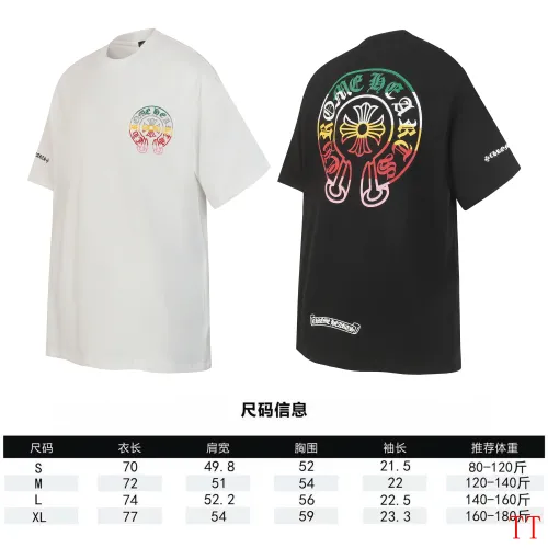 Replica Chrome Hearts T-Shirts Short Sleeved For Unisex #1439472 $39.00 USD for Wholesale