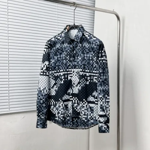 Wholesale Louis Vuitton LV Shirts Long Sleeved For Men #1439473 $64.00 USD, Wholesale Quality Replica Louis Vuitton LV Shirts