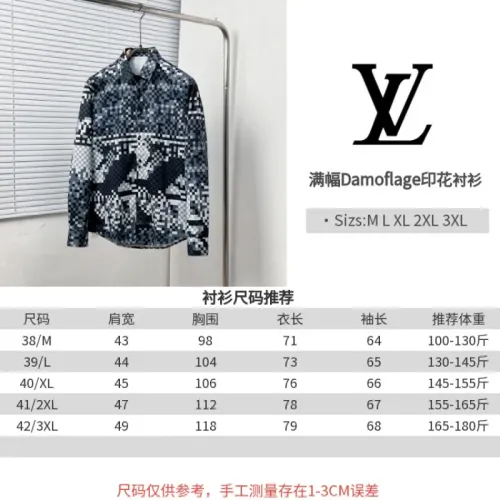 Replica Louis Vuitton LV Shirts Long Sleeved For Men #1439473 $64.00 USD for Wholesale