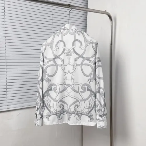 Replica Hermes Shirts Long Sleeved For Men #1439476 $64.00 USD for Wholesale