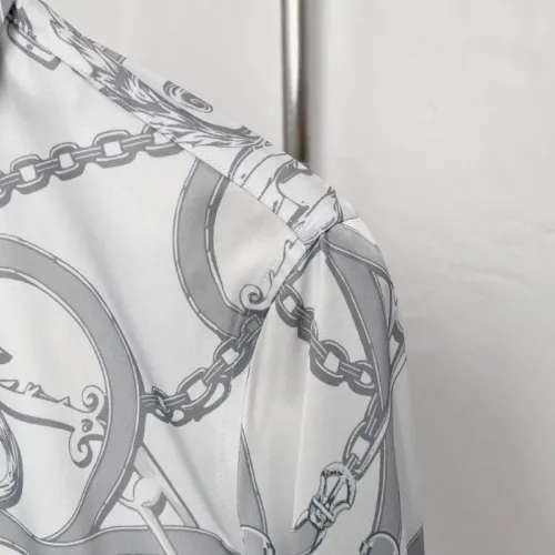 Replica Hermes Shirts Long Sleeved For Men #1439476 $64.00 USD for Wholesale