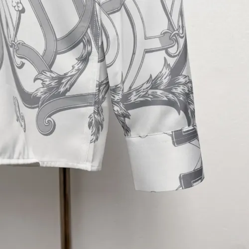 Replica Hermes Shirts Long Sleeved For Men #1439476 $64.00 USD for Wholesale