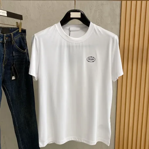 Wholesale Prada T-Shirts Short Sleeved For Men #1439645 $72.00 USD, Wholesale Quality Replica Prada T-Shirts