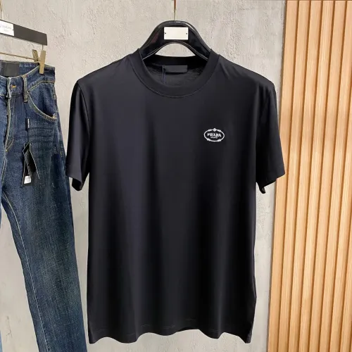 Wholesale Prada T-Shirts Short Sleeved For Men #1439646 $72.00 USD, Wholesale Quality Replica Prada T-Shirts
