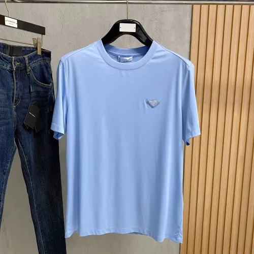 Wholesale Prada T-Shirts Short Sleeved For Men #1439648 $72.00 USD, Wholesale Quality Replica Prada T-Shirts