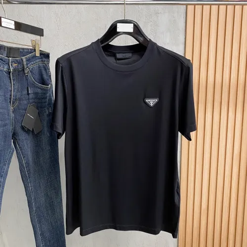 Wholesale Prada T-Shirts Short Sleeved For Men #1439650 $72.00 USD, Wholesale Quality Replica Prada T-Shirts