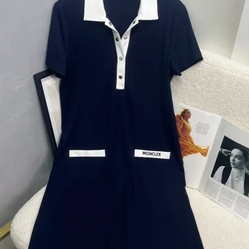 Wholesale Moncler Dresses Short Sleeved For Women #1439659 $125.00 USD, Wholesale Quality Replica Moncler Dresses