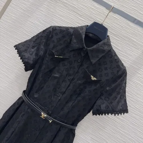 Replica Louis Vuitton LV Dresses Short Sleeved For Women #1439667 $145.00 USD for Wholesale