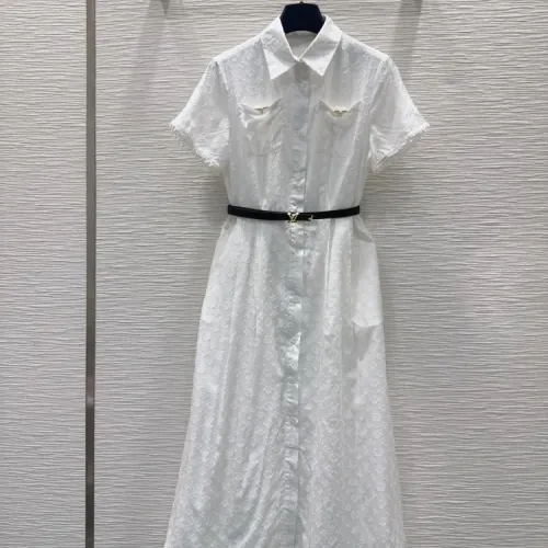 Wholesale Louis Vuitton LV Dresses Short Sleeved For Women #1439668 $145.00 USD, Wholesale Quality Replica Louis Vuitton LV Dresses