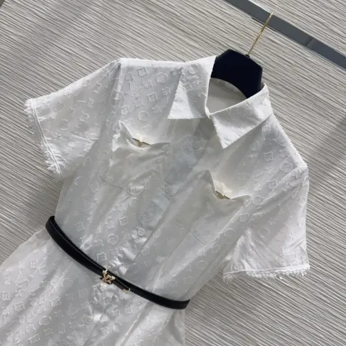 Replica Louis Vuitton LV Dresses Short Sleeved For Women #1439668 $145.00 USD for Wholesale