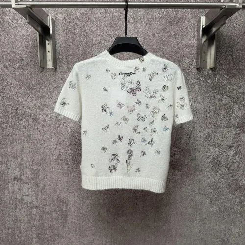 Replica Christian Dior T-Shirts Short Sleeved For Women #1439678 $82.00 USD for Wholesale