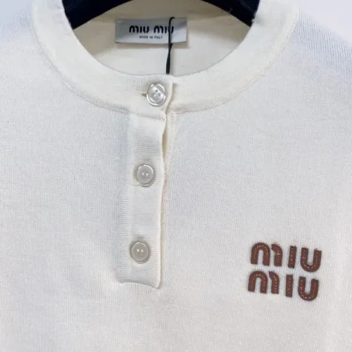 Replica MIU MIU T-Shirts Short Sleeved For Women #1439685 $98.00 USD for Wholesale