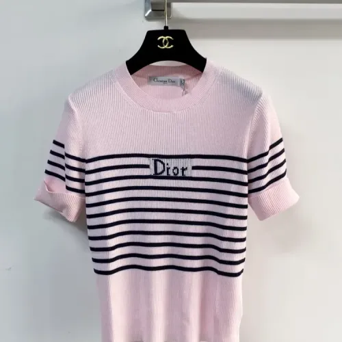 Wholesale Christian Dior T-Shirts Short Sleeved For Women #1439699 $80.00 USD, Wholesale Quality Replica Christian Dior T-Shirts