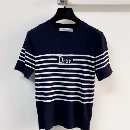 Wholesale Christian Dior T-Shirts Short Sleeved For Women #1439700 $80.00 USD, Wholesale Quality Replica Christian Dior T-Shirts