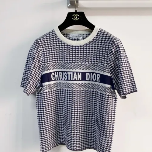 Wholesale Christian Dior T-Shirts Short Sleeved For Women #1439703 $76.00 USD, Wholesale Quality Replica Christian Dior T-Shirts