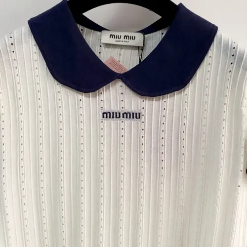 Replica MIU MIU T-Shirts Short Sleeved For Women #1439714 $80.00 USD for Wholesale