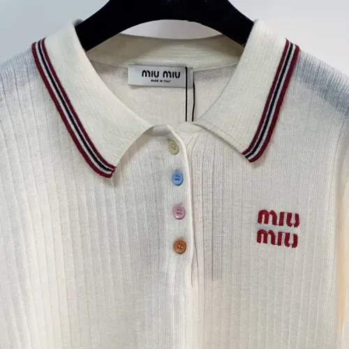 Replica MIU MIU T-Shirts Short Sleeved For Women #1439721 $96.00 USD for Wholesale