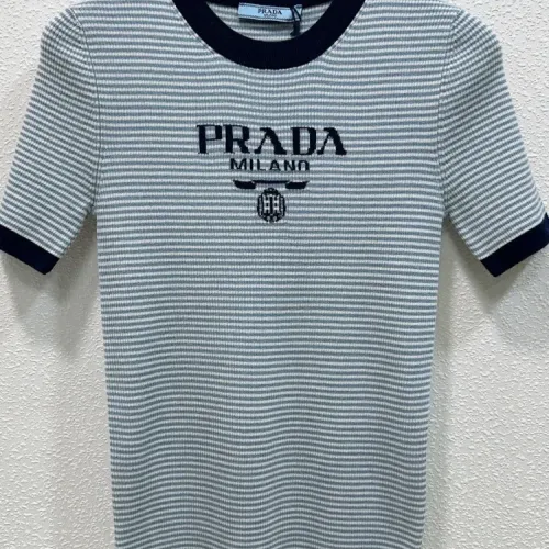 Replica Prada T-Shirts Short Sleeved For Women #1439723 $98.00 USD for Wholesale