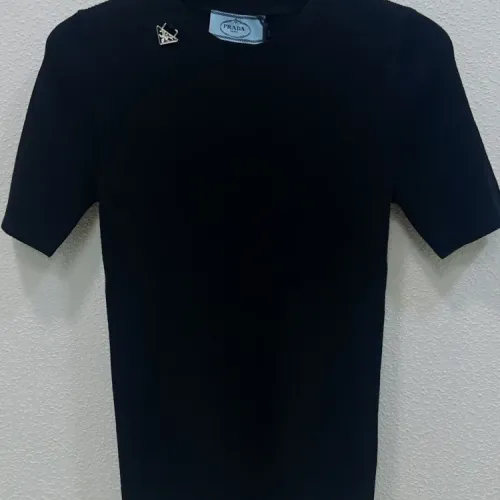 Wholesale Prada T-Shirts Short Sleeved For Women #1439727 $96.00 USD, Wholesale Quality Replica Prada T-Shirts