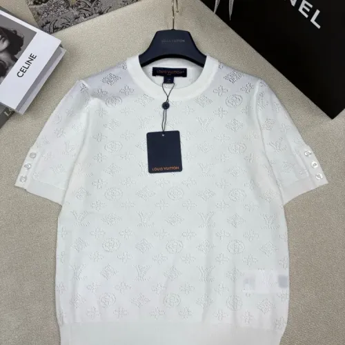 Wholesale Louis Vuitton LV T-Shirts Short Sleeved For Women #1439732 $80.00 USD, Wholesale Quality Replica Louis Vuitton LV T-Shirts