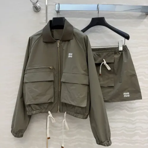 Wholesale MIU MIU Tracksuits Long Sleeved For Women #1439735 $140.00 USD, Wholesale Quality Replica MIU MIU Tracksuits